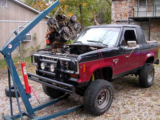 Engine swap ford bronco ii
