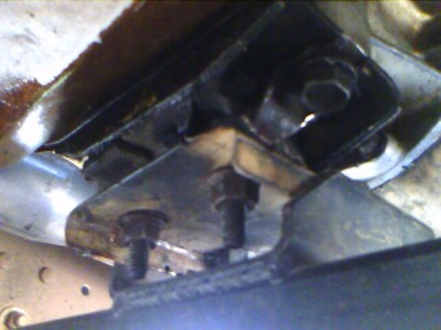 Temorary tranny mount adapter