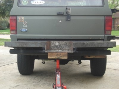 rear bumper mock up