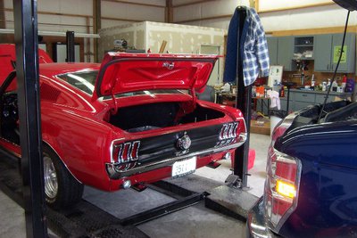 rear view. taillights were converted to LED sequential lights.