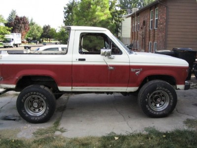 sitting in the driveway after test drive I plan to take the blocks out of the rear so it sits more level looks funny