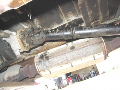 junk yard driveline $75 custom made for a 87 BII with a 4 inch lift I got lucky with this one oh and spicer doesn't make a u joint so if you need to create one for the 8.8 let me know I have the two you have to mix to make it work fun stuff